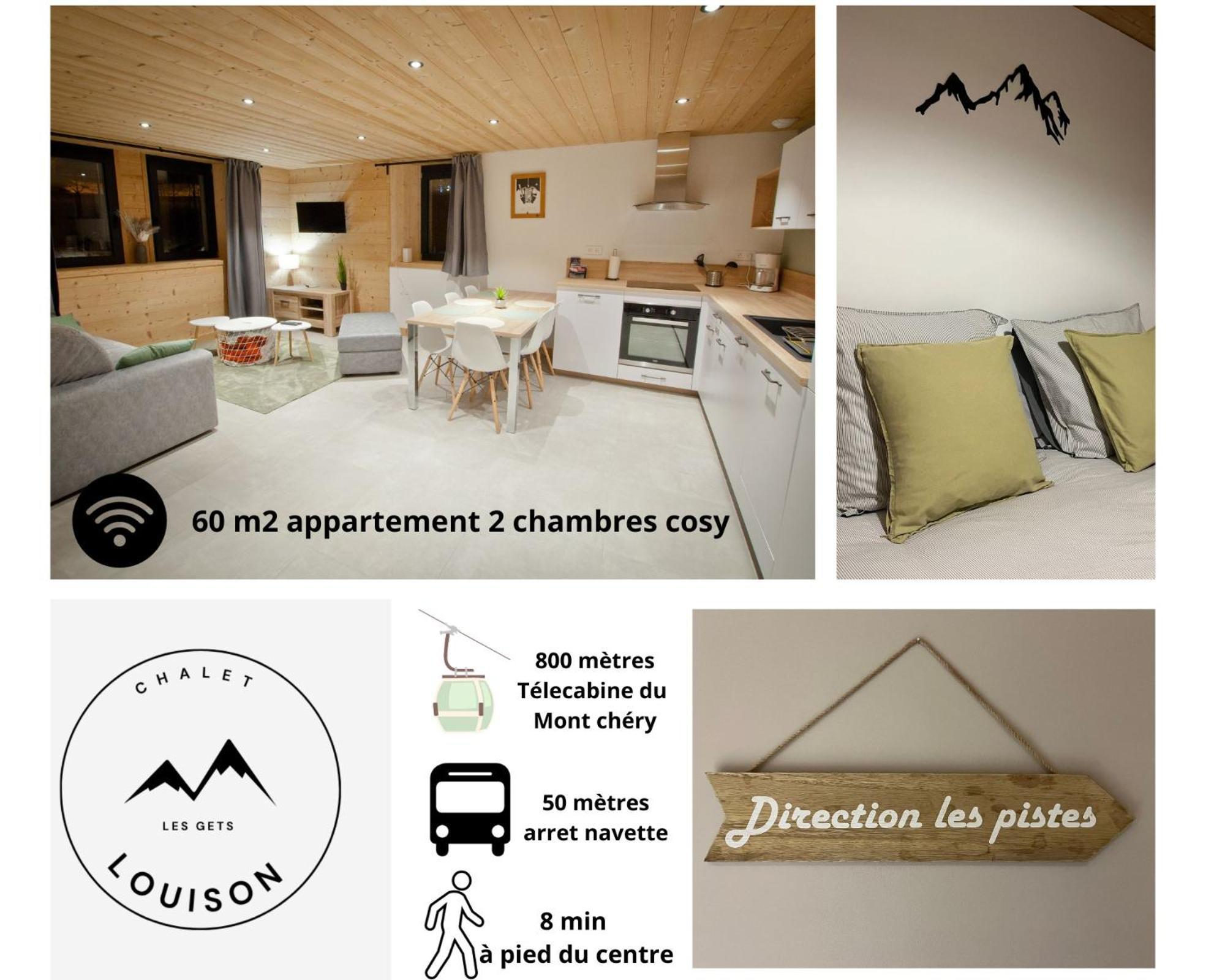 Appartement Chalet Louison เลส์เฌต์ ภายนอก รูปภาพ